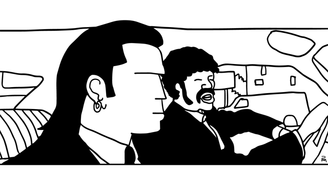 Vincent Vega et Jules Winnfield, Pulp Fiction / ©Pascal Mabille